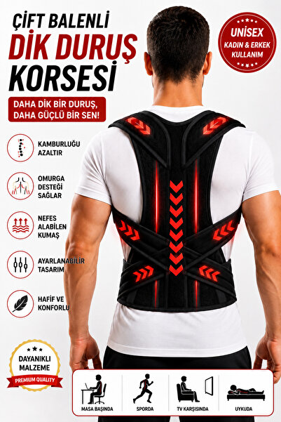 Ankaflex Upright Posture Corset Posture Corrector Anti Humpback Underwire Adj...