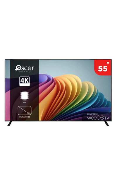 Oscar Smart TV 55 inch WebOS 4K - Slim Frame with Smart Remote - OS55PW4KM