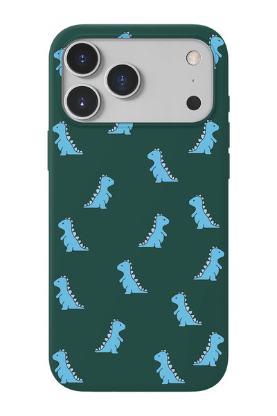 shoptocase iPhone 17 Pro Uyumlu Baby Ejderha Desenli İçi Süet Lansman Telefon...