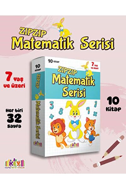 Key Kaliteli Eğitim Yayınları KEY ZIPZIP MATEMATİK SERİSİ 10 KİTAP