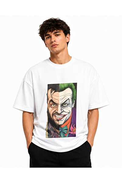 Inscriptie Ουνισέξ Βαμβακερό T-Shirt Υψηλής Ποιότητας  "Art Jack Nicholson Jo...