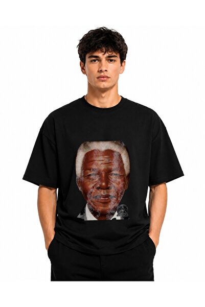 Inscriptie Tricou Unisex Bumbac Premium Casual " Nelson Mandela "