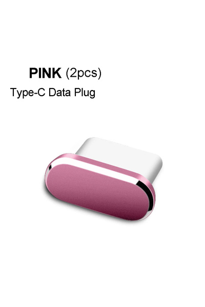 Choice pink 16Plus Metal Dust Plug For iPhone 16 Pro Max IPhone16 15PM Type C...