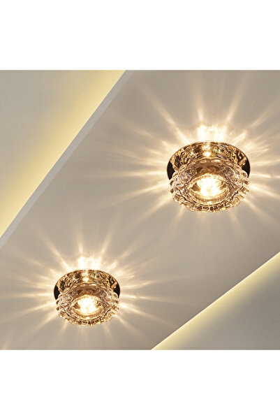 Choice 3W Warm white Aisle Flush LED Ceiling Lamp Living Room Crystal Corrido...