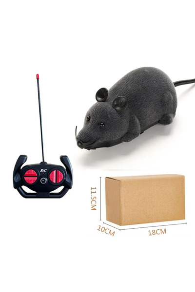 Choice Grey Robot Mouse Rat Funny Cat Toy with Remote Control Multicolor Mous...