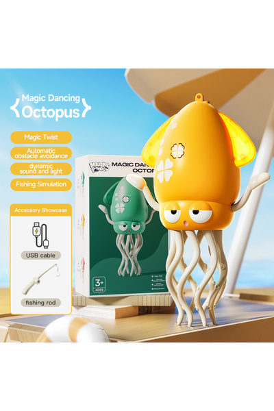 Choice yellow Magical Dancing Octopus Sensing Obstacle Avoidance Octopus Ligh...