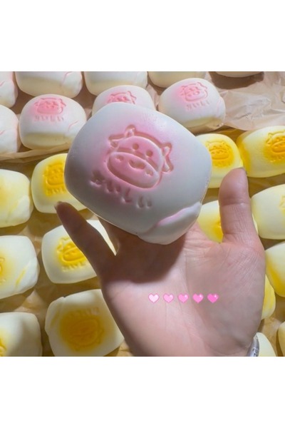 Choice1 B Pinch Squeeze Squishy Simulated Milk Bread ​​Non-Toxic Gifts Slow R...