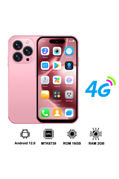 Choice6 pink RAM2G ROM16G SERVO S16 Mini 4G LTE Cute Smartphone Android 12.0 ...