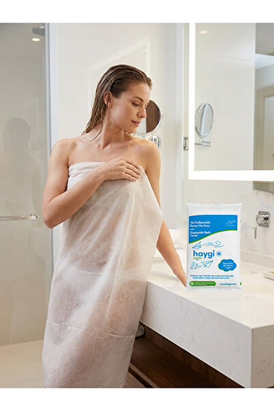 galaksihome Tek Kullanımlık Banyo Havlu Seti Haygi - 80x120 Cm 40 Adet