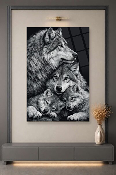 HMDS CONCEPT Γυάλινη ζωγραφική οικογένειας Wolf 457