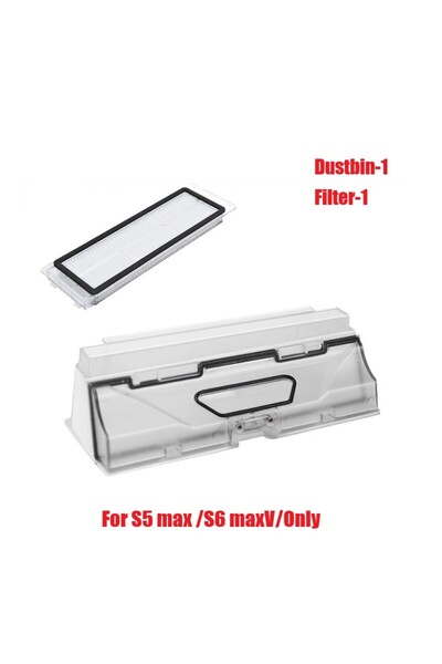Choice roborock 1Dust Box1Filter Roborock S5 MAX S6 MaxV PURE New Dust Box Va...