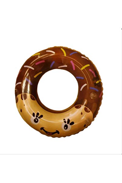 YEB Donut Çocuk Yüzme Simidi 70 cm Havuz Ve Deniz Simiti 6-9 Yaş Şişme Yüzme ...