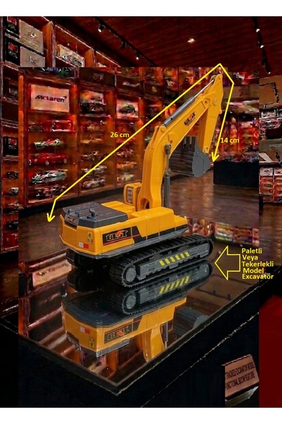 OYUNCAKSAHİLİ Dozer Kırılmaz Excavatör işmakinesi Hareketli Bölümler Hediyeli...