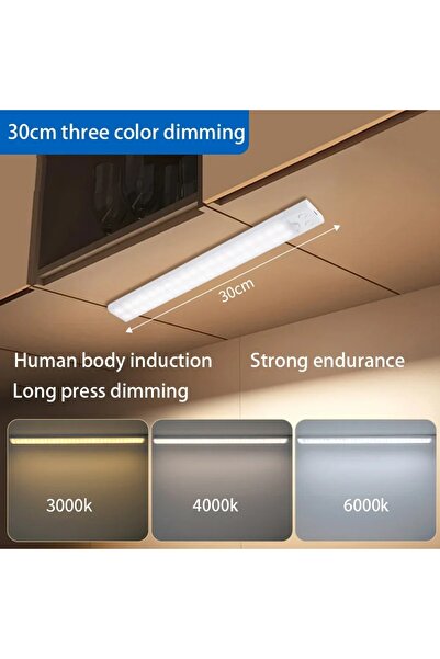 Choice3 مصباح ليلي بحساس حركة 30 سم قابل لإعادة الشحن عبر USB، إضاءة لاسلكية ...