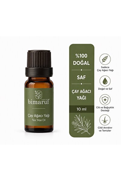 Çay Ağacı Yağı ( Tea Tree Essential Oil ) %100 Doğal ve Saf 10ml