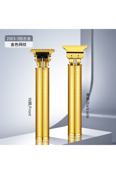 choice2 Grid Gold T9 Hair Trimmer: A USB-Charging Cordless Razor-Style Hair C...