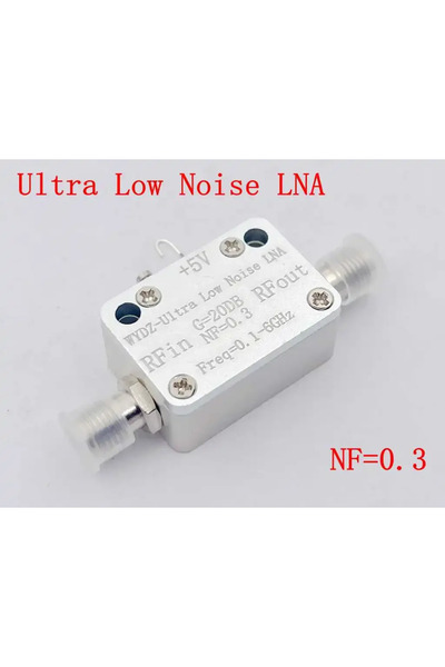 Choice A 100M-6GHZ 20DB Ultra Low Noise LNA Amplifier NF=0.3 RF Drive Signal ...