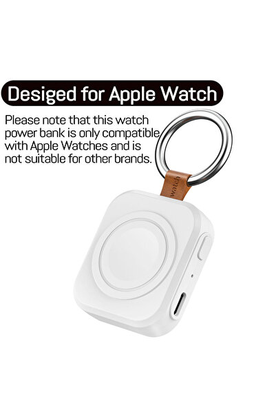 Choice1 White Portable Magnetic Watch Wireless Fast Charger For Watch Series ...