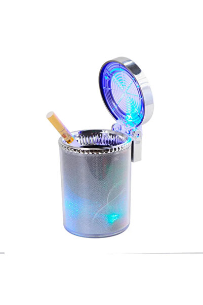 Choice ld230812335-5 Car Ashtray with LED Light Cigar Cigarette Ashtray Conta...