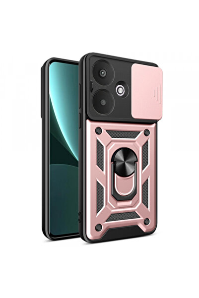 Xiaomi Husa pentru Redmi 13C 5G, Techsuit, CamShield, Roz
