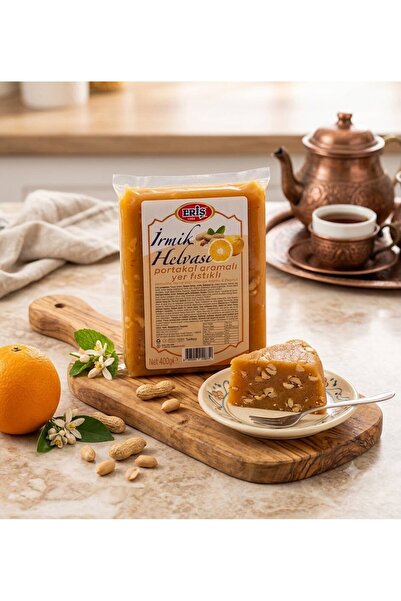 Eriş Helva ERİŞ İrmik Helvası Portakal ve Yer Fıstıklı 400Gr