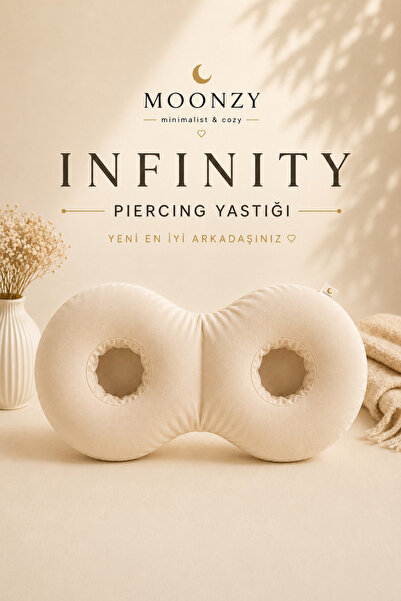 moonzy - minimalist & cozy MOONZY Infinity Piercing Yastığı – Kulak Delikli U...
