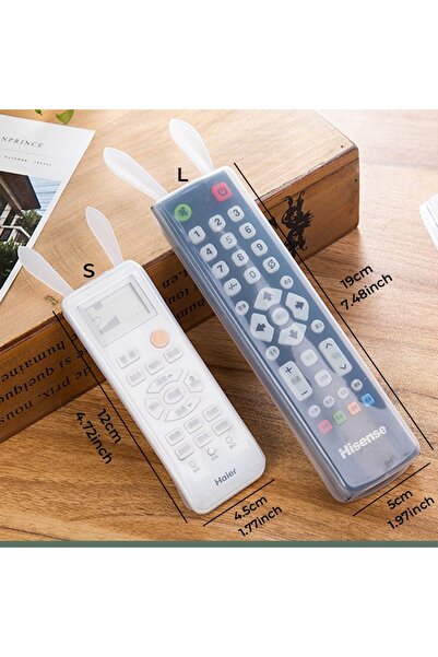 Choice L 1PCS 1pcSilicone Cover Sets，TV Air Conditioner Transparent Remote Co...