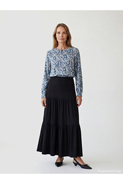 LC Waikiki Original Elastic Waist Pleated Skirt