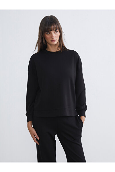 LC Waikiki Özmarka New Season Soft Touch Oversized Women's Sweatshirt