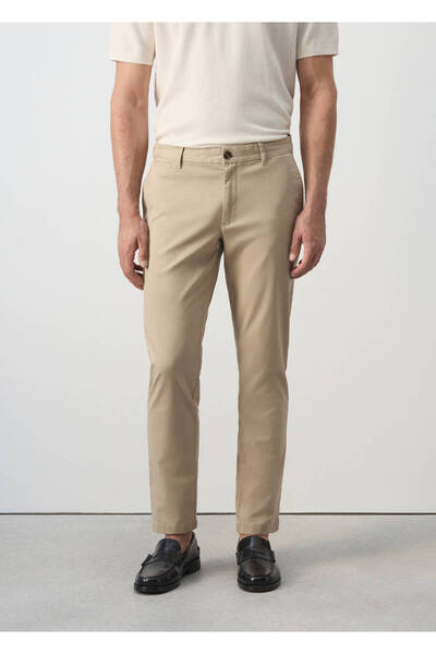 MANGO Man Prato Chino tapered cropped pantolon