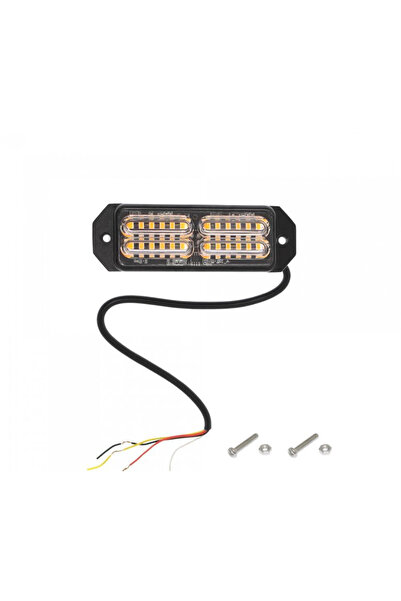 OEM Φανάρι LED πορτοκαλί με 26 λειτουργίες 12/24V 24 SMD 10000lm Ultra Bright...