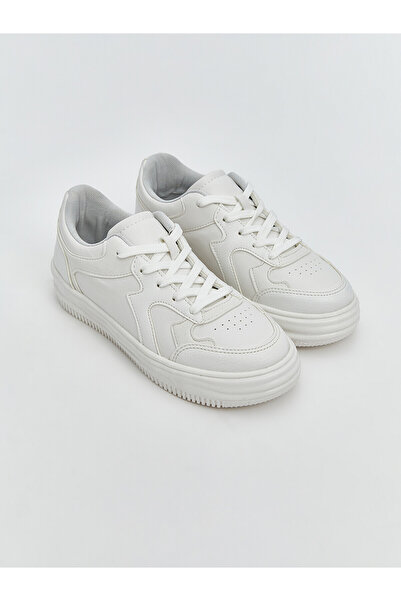 LC Waikiki Alita City Lcw Steps White Girls' Sneakers with a Difference