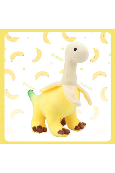 Choice 28cm YELLOW 28CM Cute Peeled Banana Brontosaurus Plush Toys Soft Stuff...