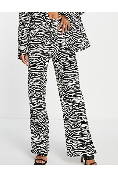 Evendi Pantaloni, Alb/Negru