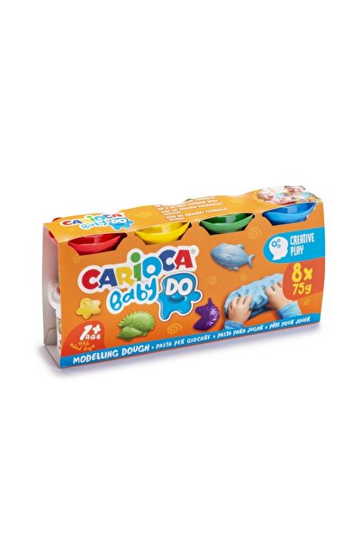 carioca Plastilina Baby Dough 8x75 g/cutie