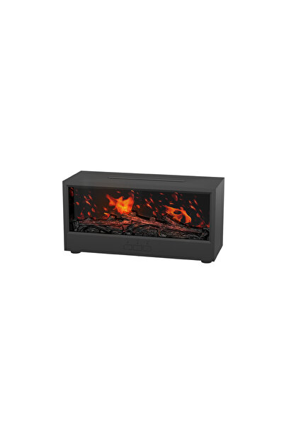 Choice Black Fireplace Air Humidifier Waterless Auto-Off Aroma Essential Oil ...