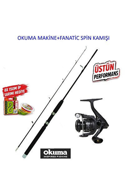 Okuma Revenger A RV-3000A Olta Makinesi+Remixon Fanatic 10 Serisi 210cm Olta ...