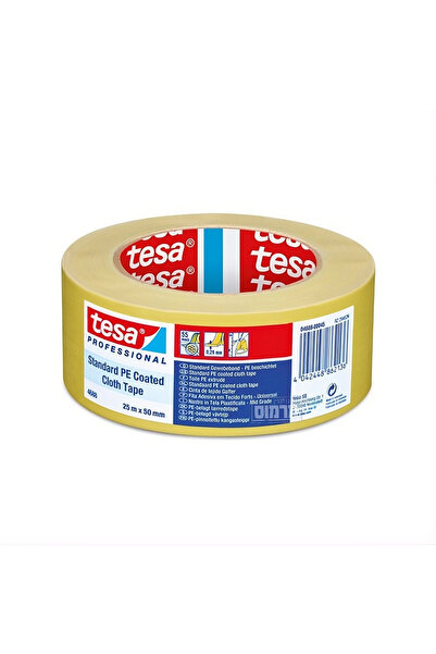Tesa Bandă adezivă pentru reparații, galben, 25m x 50mm, - 4688