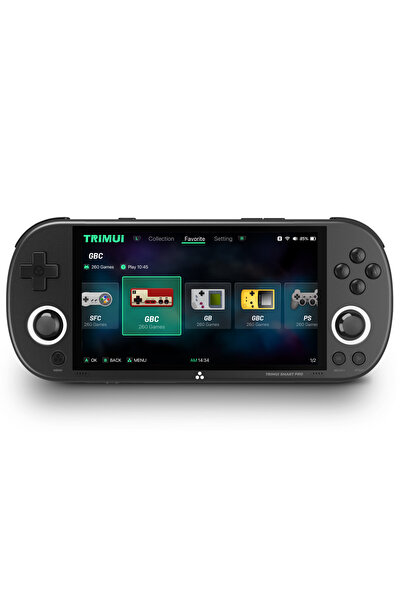 Choice 64g Black Trimui Smart Pro Handheld Game Console 4.96''IPS Screen Linu...
