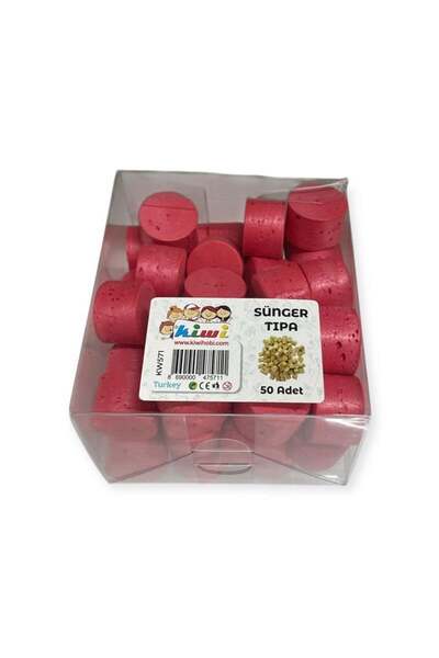 CAN KIRTASİYE Kiwi Sponge Stopper 50Pcs