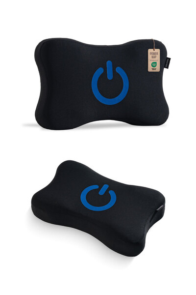 VİSCOTEX Visco Ortopedik Kamp Yastığı Power Nap, 50x30x10 Cm, Siyah