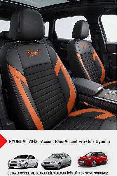 GM-DESIGN Formentor Arm Feather Auto Seat Cover (Hyundai̇ İ20-İ30-Accent-Blue...