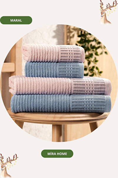 Mira Home 4-dijelni set peškira za kupanje Battal 90x160 cm Maral