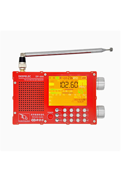 Choice3 red TEF6686 DSP Radio DP-666 High Sensitivity Full Band FM AM FM Shor...