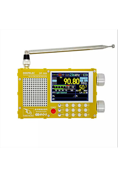 Choice yellow TEF6686 DSP Radio DP-666 High Sensitivity Full Band FM AM FM Sh...