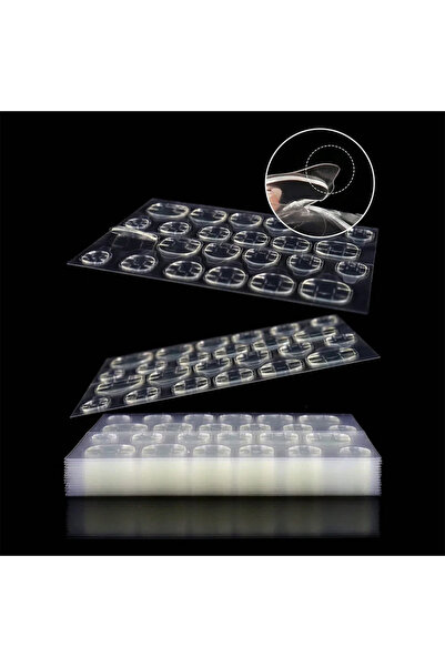 Choice White-12Sheets 12 Sheets/288Pcs Super Sticky Jelly Glue Press-On Nails...