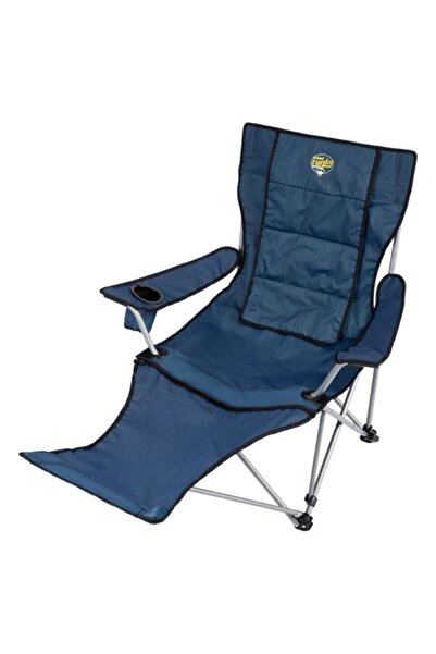 Funky Chairs Lazy 4 Katlanabilir Kamp ve Plaj Sandalyesi – Ayak Uzatmalı, 3 Kademeli Şezlong, Yastıklı, Bardaklıklı, Fileli Filesiz Kullanım İmkanı