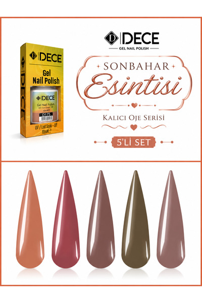 d dece Sonbahar Esintisi Kalıcı Oje Serisi