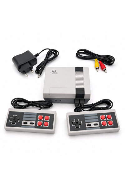 YUES YS-620 Retro Mini Oyun Konsolu 620 Klasik Oyunlu Çift Kollu AV TV Bağlan...