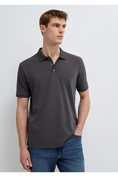 Mavi Soft Premium Anthracite Polo T-Shirt Regular Fit / Normal Cut 0613271-80106